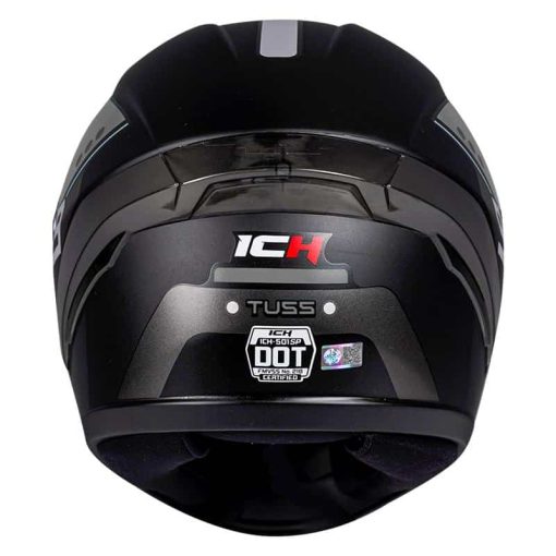 Casco Ich 501Sp Tuss Negro Mate Gris - Image 3