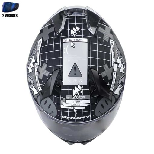 Casco Shaft 560 + Obsequio Click Negro Mate Gris - Image 2