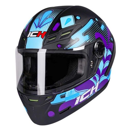 Casco Ich 501Sp Sunflower Negro Mate Azul - Image 2