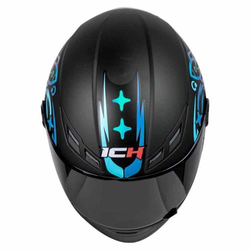 Casco Ich 501Sp Beyond Negro Mate Azul - Image 3