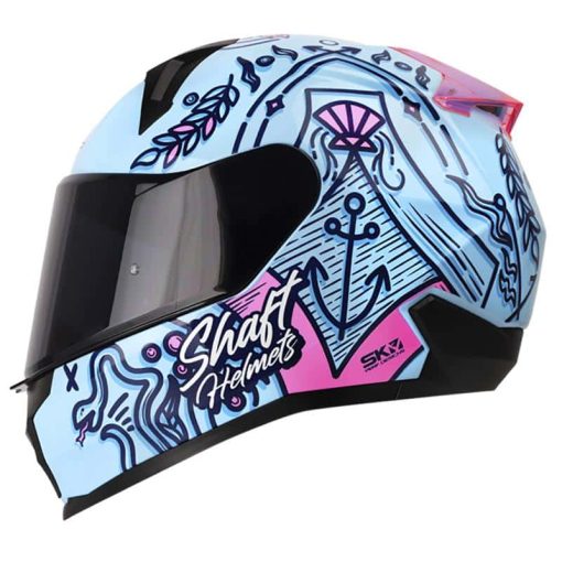 Casco Shaft 560 Marine Azul Fucsia Brillante
