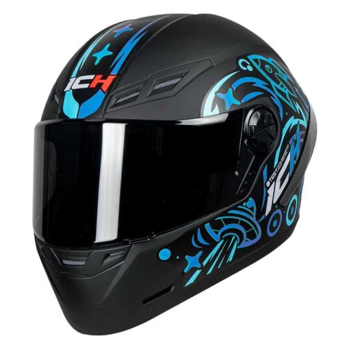 Casco Ich 501Sp Beyond Negro Mate Azul - Image 2