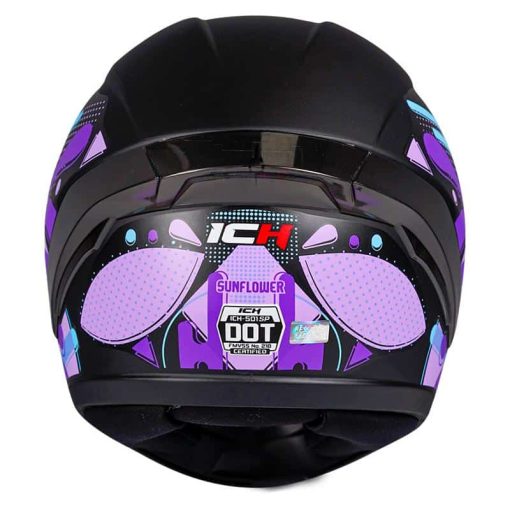Casco Ich 501Sp Sunflower Negro Mate Morado - Image 3