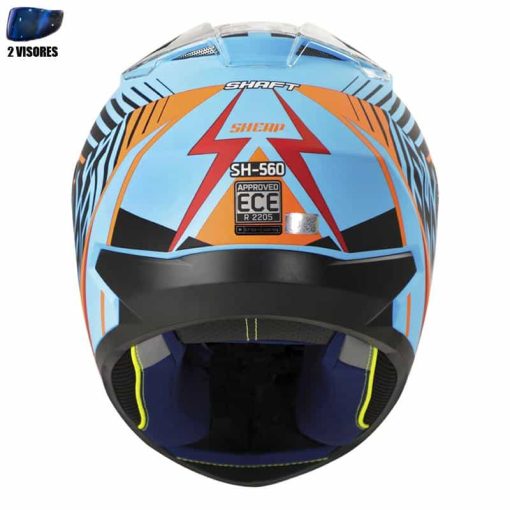 Casco Shaft 560 + Obsequio Sherp Azul Mate Naranja - Image 3