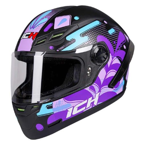 Casco Ich 501Sp Sunflower Negro Mate Morado - Image 2