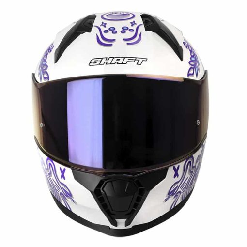 Casco Shaft 560 Marine Blanco Azul Brillante - Image 3