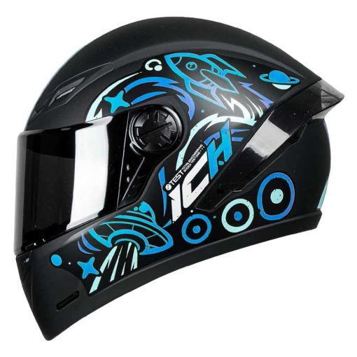 Casco Ich 501Sp Beyond Negro Mate Azul