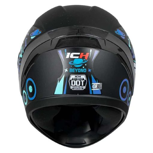Casco Ich 501Sp Beyond Negro Mate Azul - Image 4