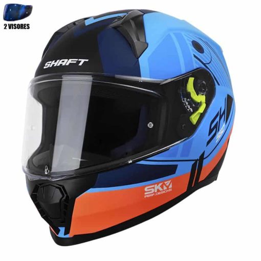 Casco Shaft 560 + Obsequio Viztro Azul Mate Azul - Image 2