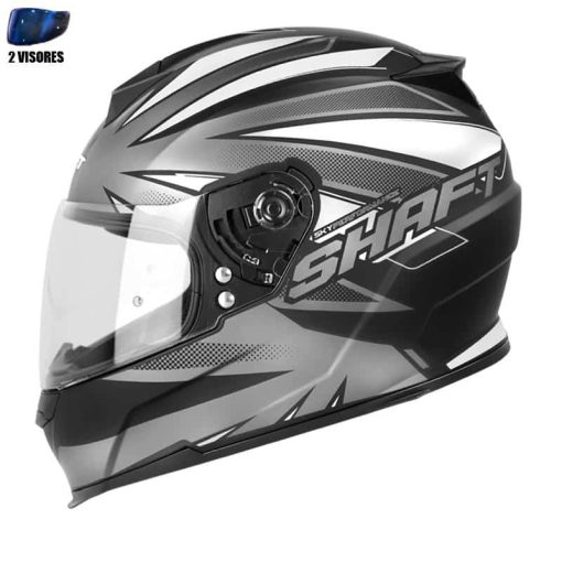Casco Shaft 502 + Obsequio Olaf Negro Mate Gris