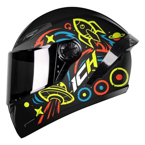 Casco Ich 501Sp Beyond Negro Mate Amarillo