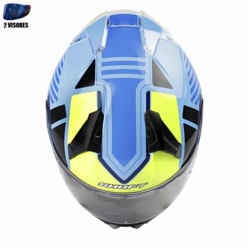 Casco Shaft 560 + Obsequio Cesio Azul Brillo Amarillo - Image 2