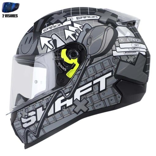 Casco Shaft 560 + Obsequio Click Negro Mate Gris
