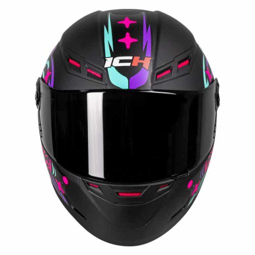 Casco Ich 501Sp Beyond Negro Mate Fucsia - Image 6