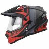 Casco Hro Mx330 Dv Guider Negro Mate Rojo3 - Punto Llantas 7