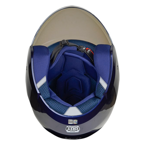 Casco Ich 101 Edicion Especial Peak Plano Azul Oscuro Brillante - Image 3