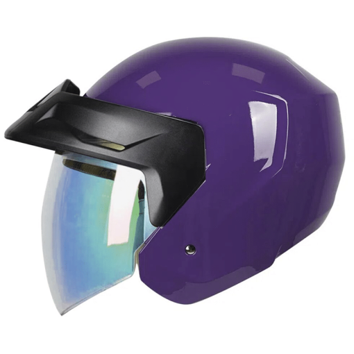 Casco Ich 101 Edicion Especial Peak Plano Morado Brillante