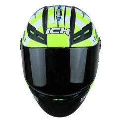Casco Ich 501Sp Bullseye Negro Mate Amarillo2 - Punto Llantas 2