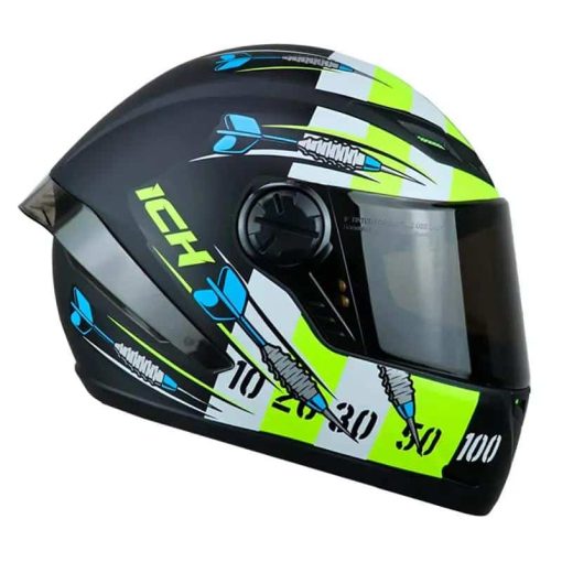 Casco Ich 501Sp Bullseye Negro Mate Amarillo - Image 2