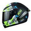 Casco Ich 501Sp Bullseye Negro Mate Amarillo4 - Punto Llantas 5