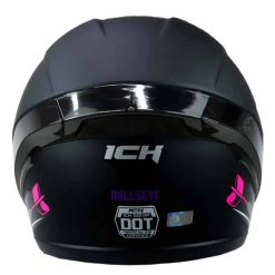 Casco Ich 501Sp Bullseye Negro Mate Morado1 - Punto Llantas 3