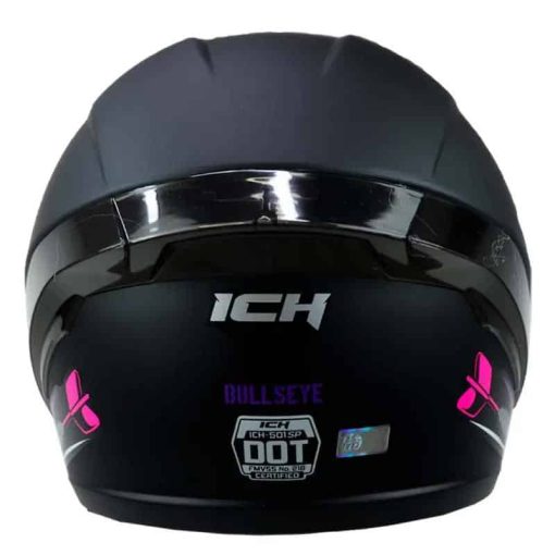 Casco Ich 501Sp Bullseye Negro Mate Morado - Image 4