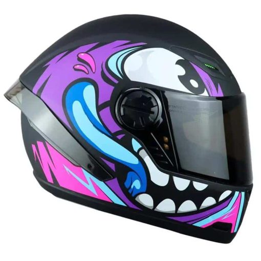 Casco Ich 501Sp Dood Negro Mate Morado - Image 3