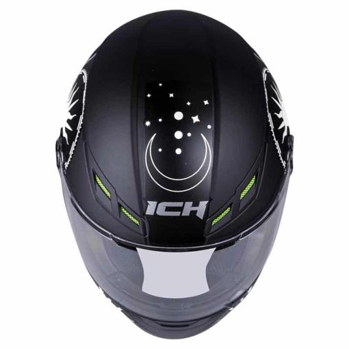 Casco Ich 501Sp Ofiuco Negro Mate Blanco - Image 4