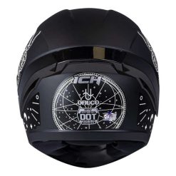 Casco Ich 501Sp Ofiuco Negro Mate Blanco2 - Punto Llantas 1