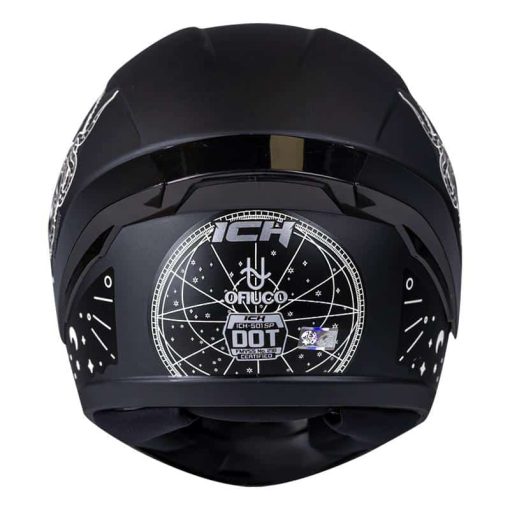 Casco Ich 501Sp Ofiuco Negro Mate Blanco - Image 2