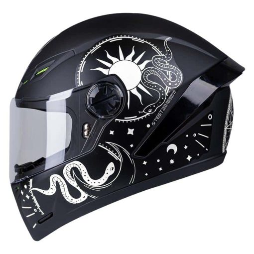 Casco Ich 501Sp Ofiuco Negro Mate Blanco