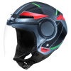 Casco Smk Streem Komplex Negro Rojo Brillante - Punto Llantas 2