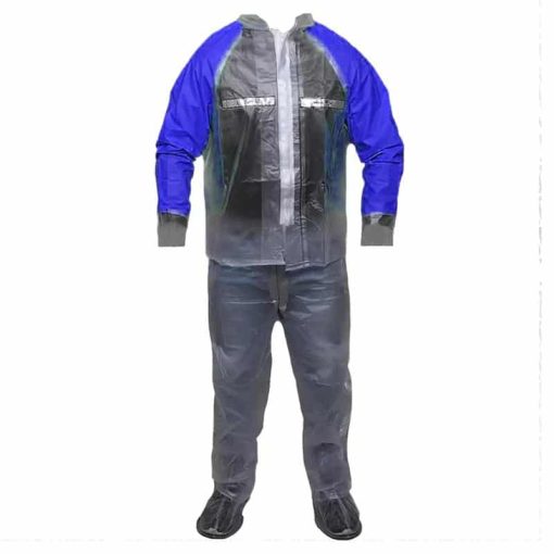 Impermeable Silicona Azul Rey