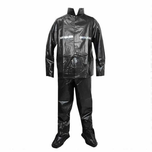 Impermeable Lona Industrial Negro