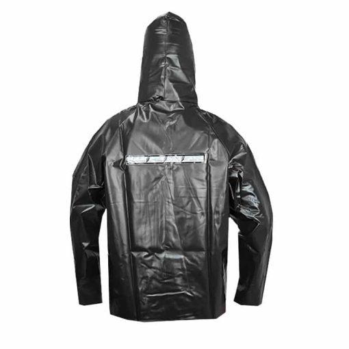 Impermeable Lona Industrial Negro - Image 4