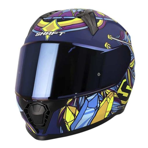 Casco Shaft 560 Dream Catcher Azul Navy Mate Morado - Image 6