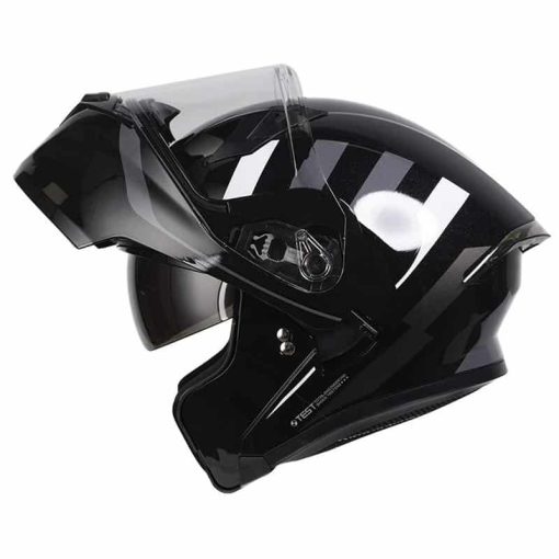 Casco Ich 3120Dv Knock Negro Mate Gris
