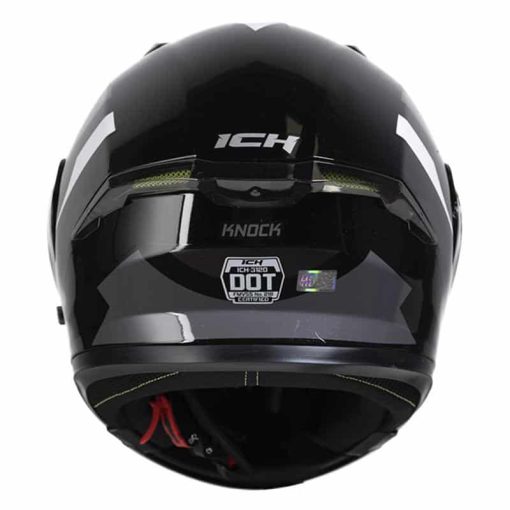 Casco Ich 3120Dv Knock Negro Mate Gris - Image 3