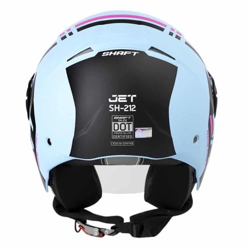 Casco Shaft 212 Jet Azul Mate Fucsia - Image 3