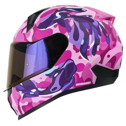Casco Shaft 560 Aquaria  Fucsia Mate Morado