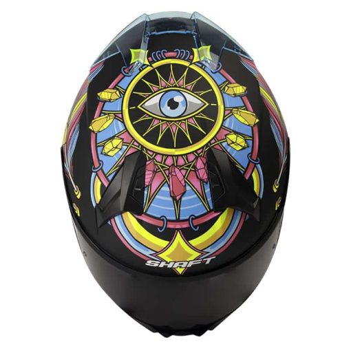 Casco Shaft 560 Dream Catcher Negro Mate Azul - Image 2