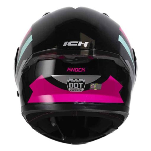 Casco Ich 3120Dv Knock Negro Mate Fucsia - Image 4