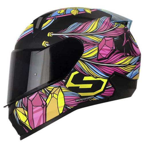 Casco Shaft 560 Dream Catcher Negro Mate Azul