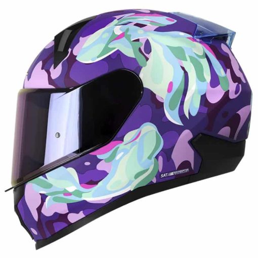 Casco Shaft 560 Aquaria  Morado Mate Azul