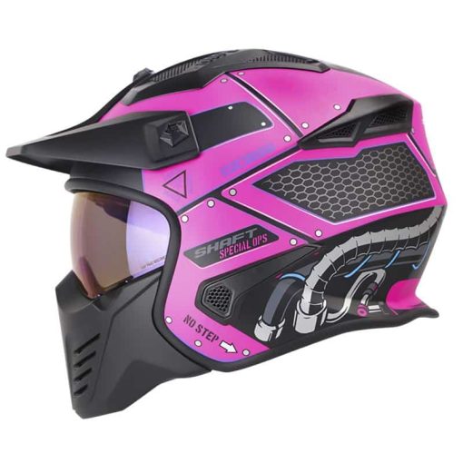 Casco Shaft 225 Pilot Undercover Fucsia Mate