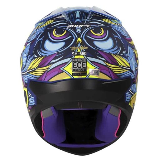 Casco Shaft 560 Dream Catcher Azul Navy Mate Morado - Image 4