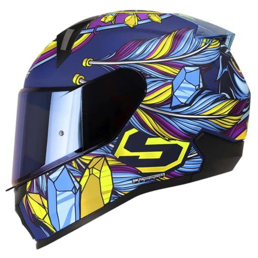 Casco Shaft 560 Dream Catcher Azul Navy Mate Morado