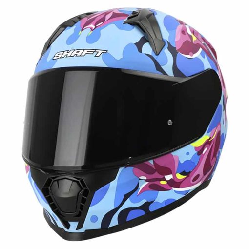 Casco Shaft 560 Aquaria  Azul Mate Fucsia - Image 3