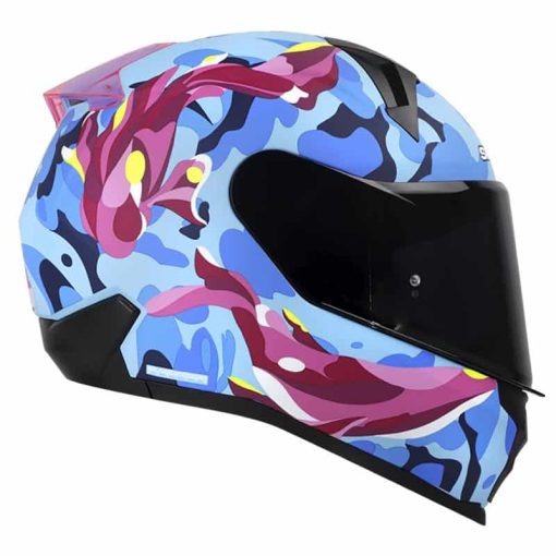 Casco Shaft 560 Aquaria  Azul Mate Fucsia - Image 2