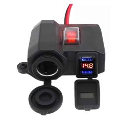 Cargador Usb Con Voltimetro Y Encendedor7 - Punto Llantas 6